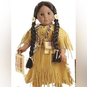 Kaya American Girl deerskin meet dress